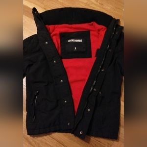 Abercrombie & Fitch Coat Jacket Size Small Red and Navy Blue